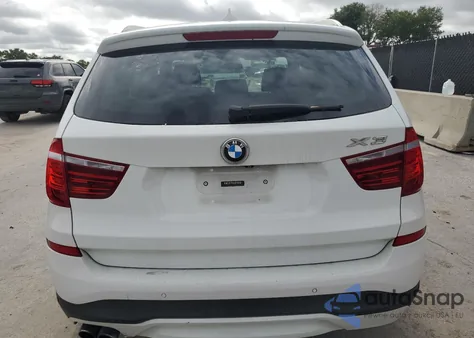 2017 BMW X3 xDrive28I z USA, uszkodzony, nr VIN 5UXWX9C38H0T16417